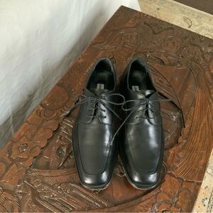 Men's Black Leather Dress Shoes